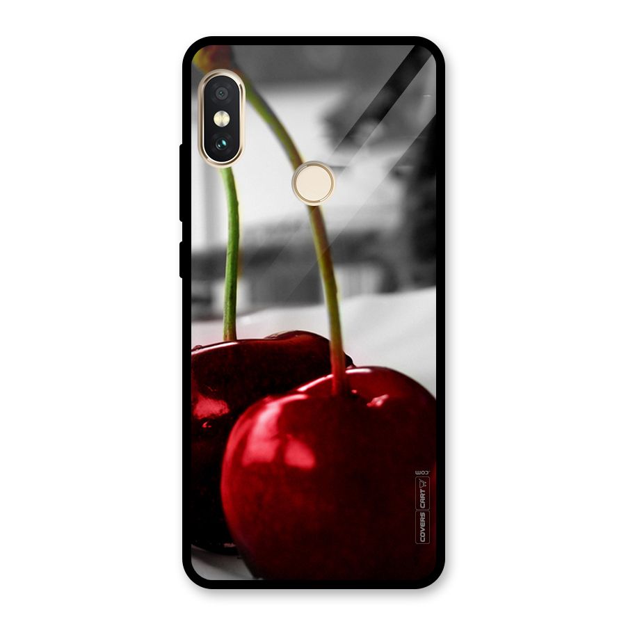 Cherry Photography Glass Back Case for Redmi Note 5 Pro
