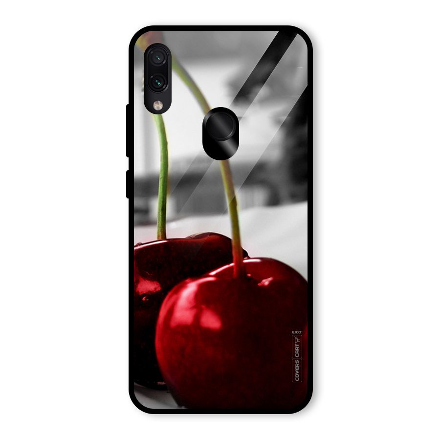 Cherry Photography Glass Back Case for Redmi Note 7S