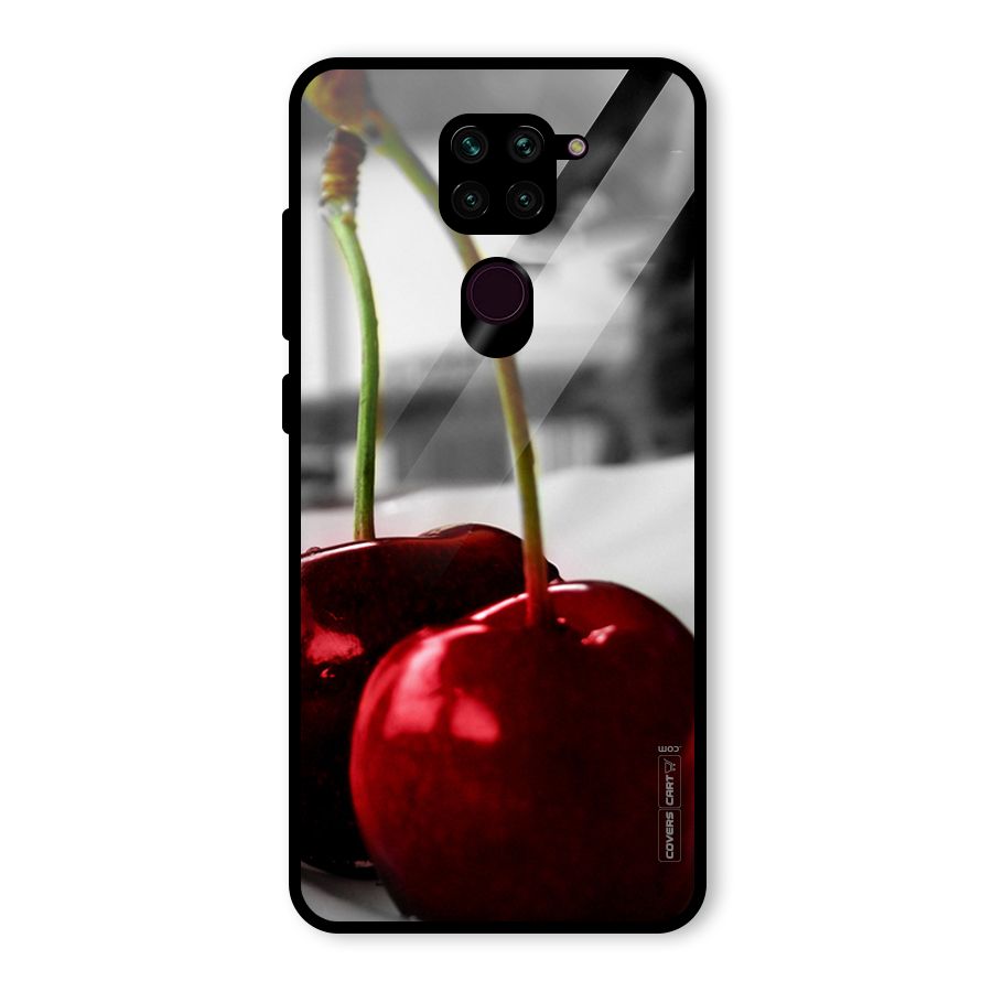 Cherry Photography Glass Back Case for Redmi Note 9