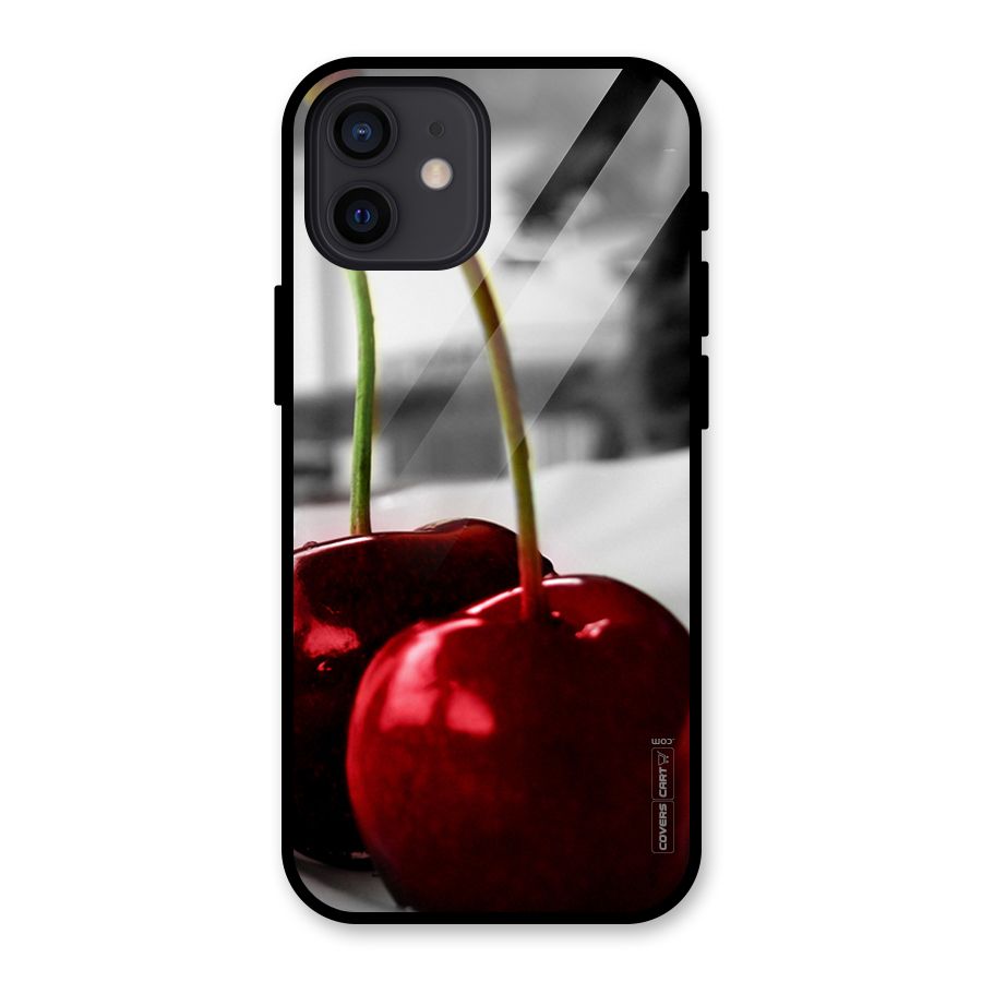 Cherry Photography Glass Back Case for iPhone 12