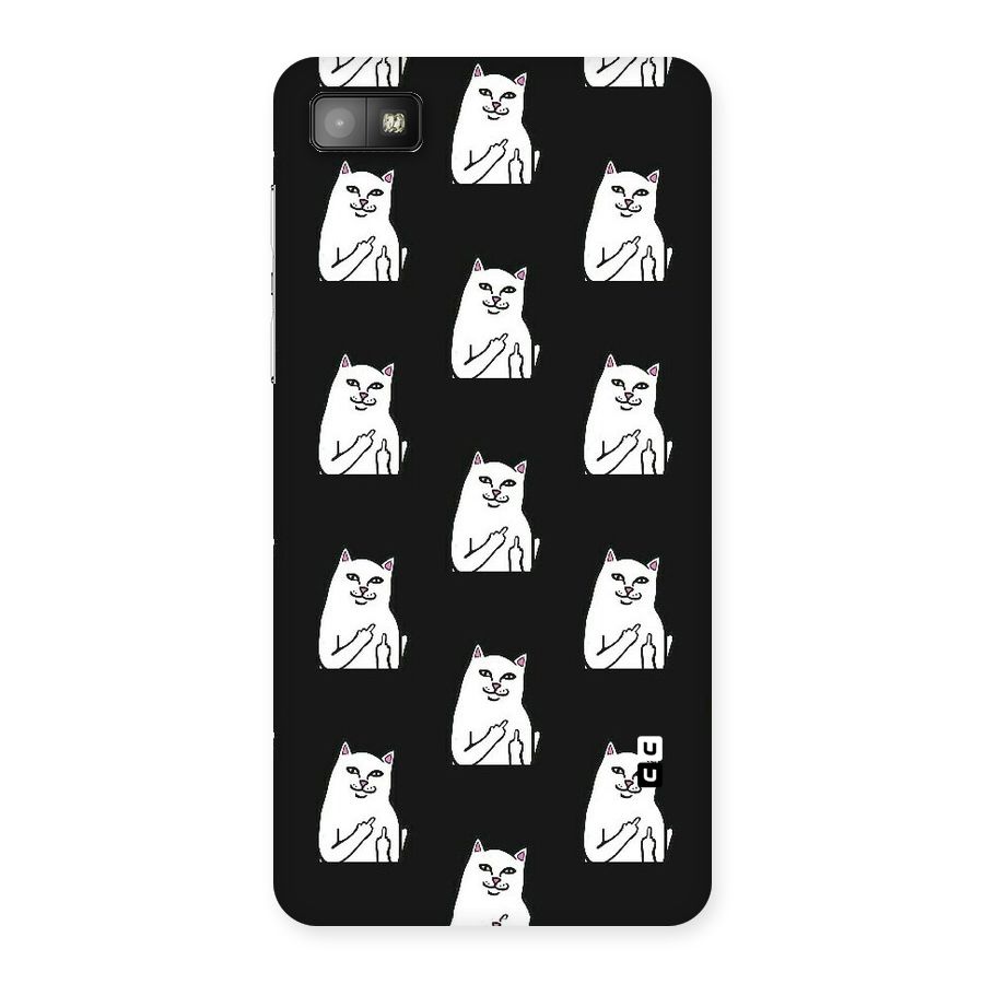 Chill Cat Pattern Back Case for Blackberry Z10