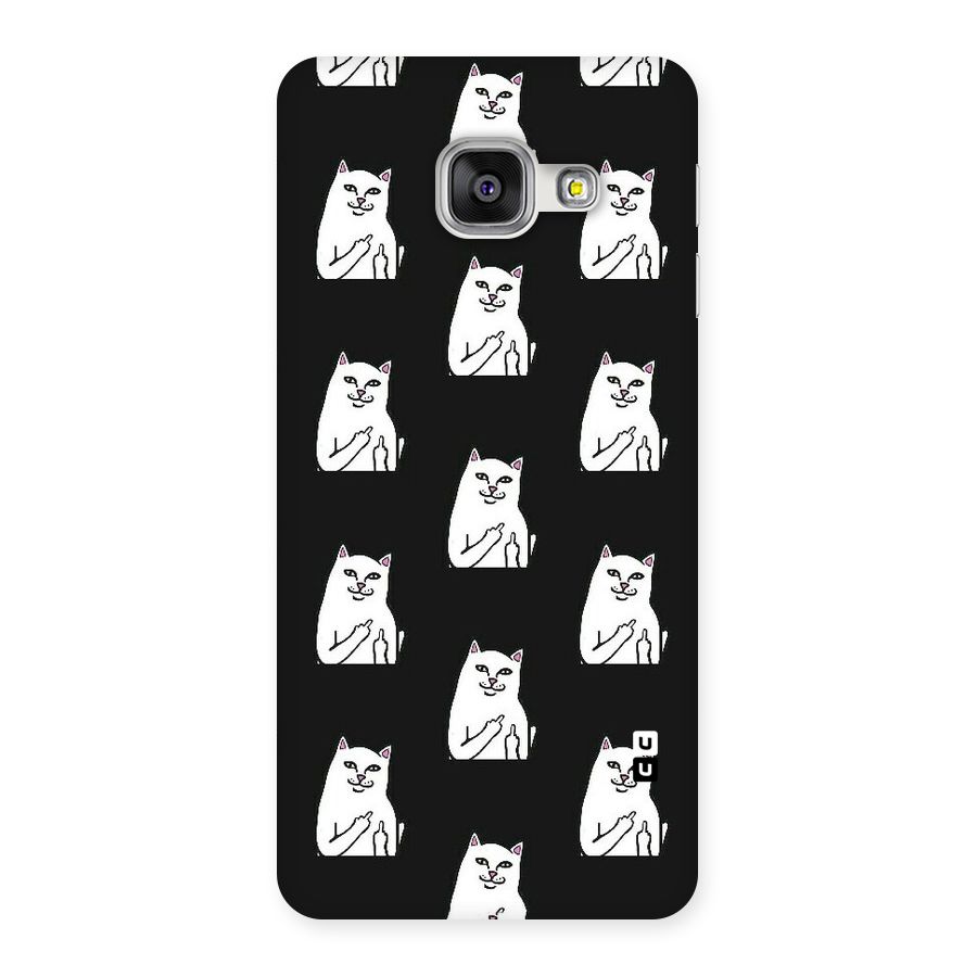 Chill Cat Pattern Back Case for Galaxy A3 2016