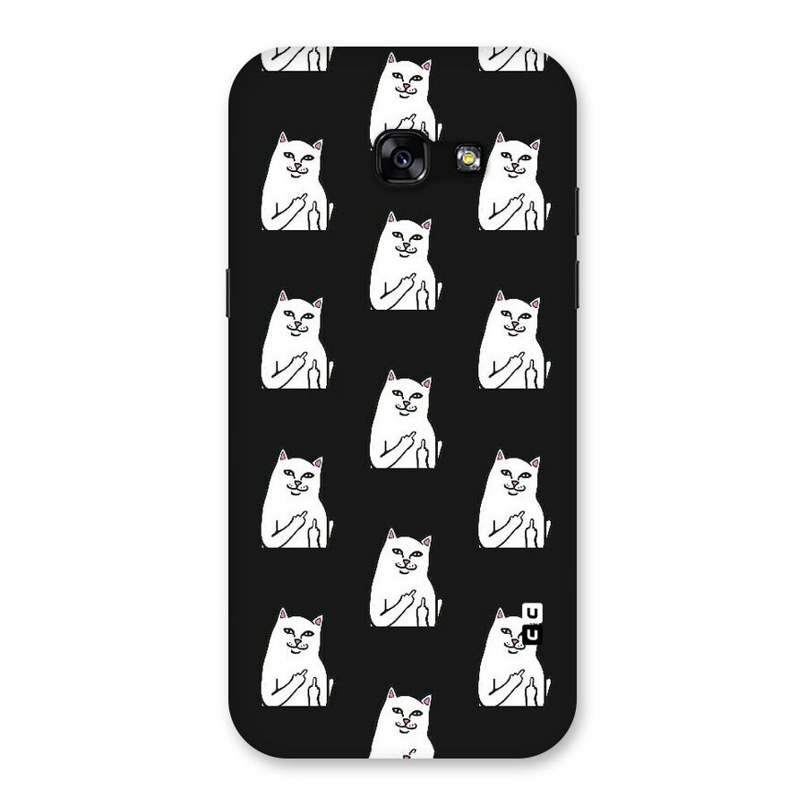 Chill Cat Pattern Back Case for Galaxy A5 2017