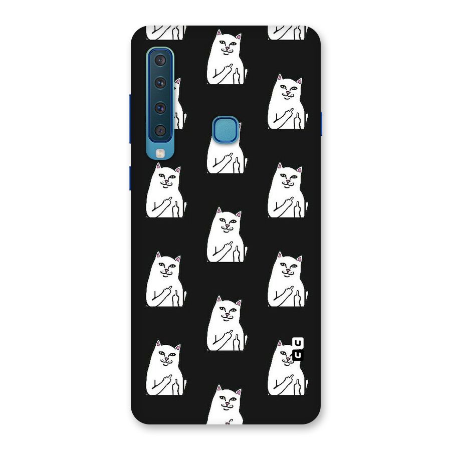 Chill Cat Pattern Back Case for Galaxy A9 (2018)