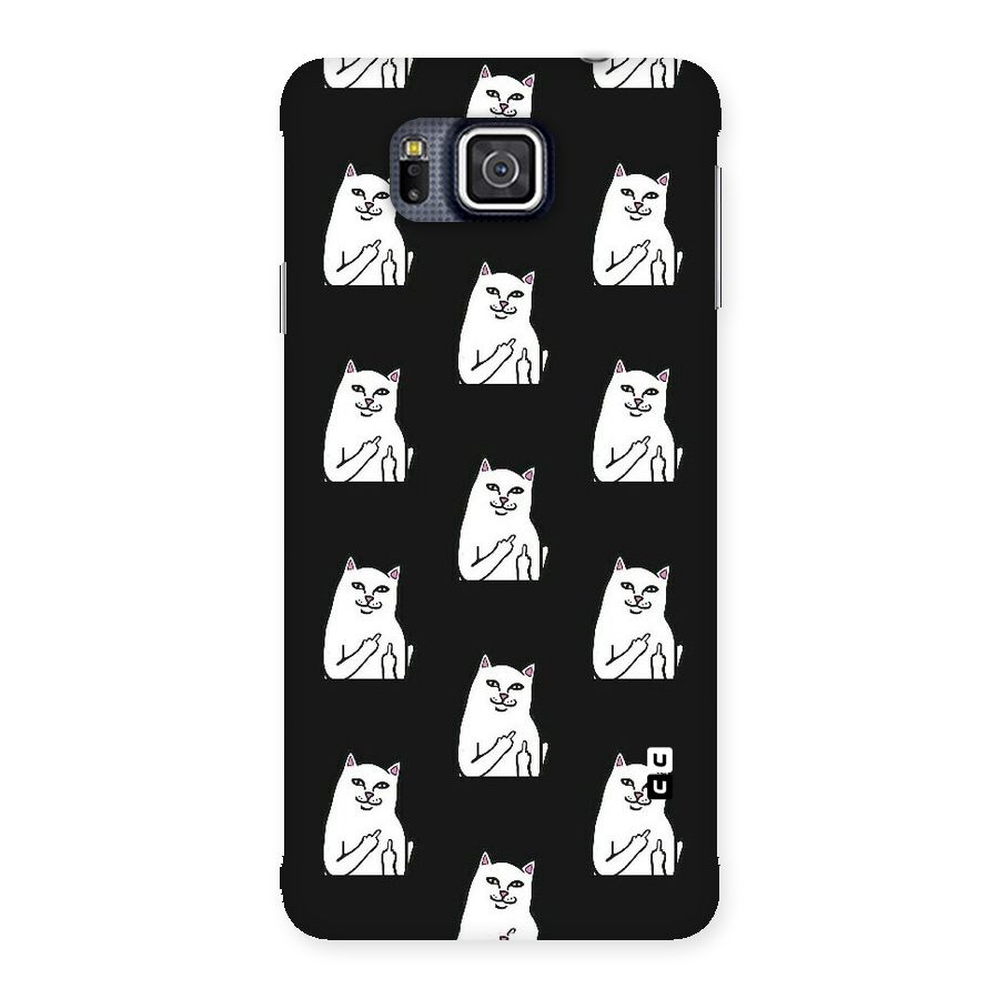 Chill Cat Pattern Back Case for Galaxy Alpha
