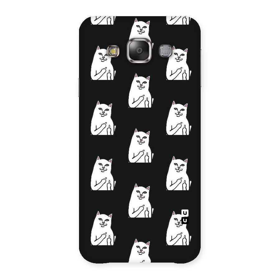 Chill Cat Pattern Back Case for Galaxy E7