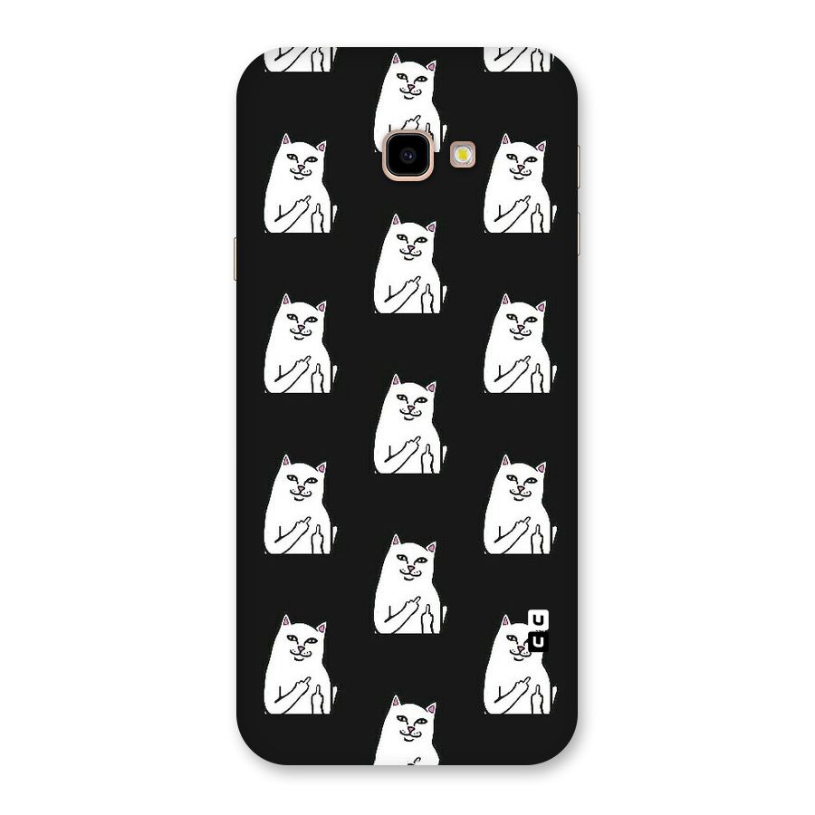 Chill Cat Pattern Back Case for Galaxy J4 Plus