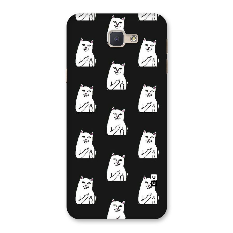 Chill Cat Pattern Back Case for Galaxy J5 Prime