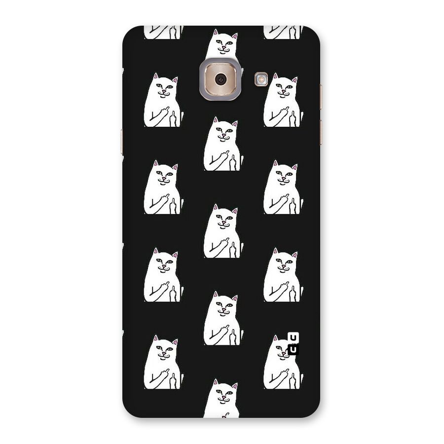Chill Cat Pattern Back Case for Galaxy J7 Max