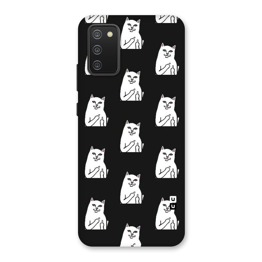 Chill Cat Pattern Back Case for Galaxy M02s