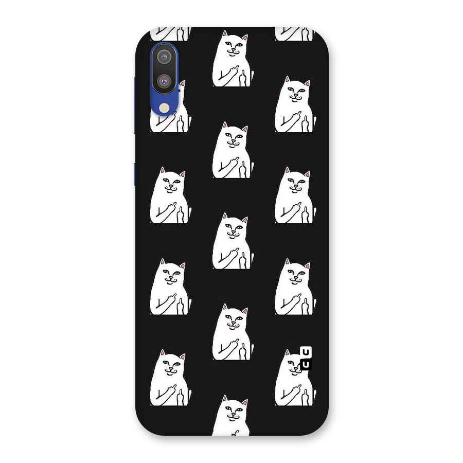 Chill Cat Pattern Back Case for Galaxy M10