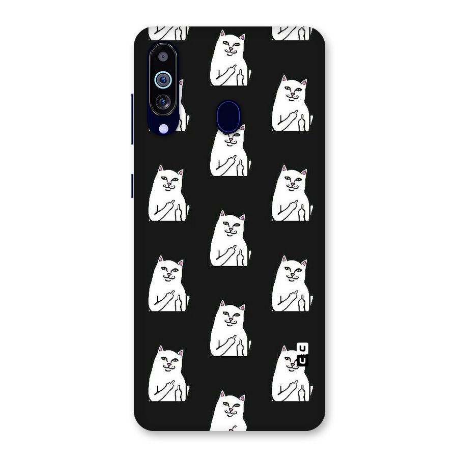 Chill Cat Pattern Back Case for Galaxy M40