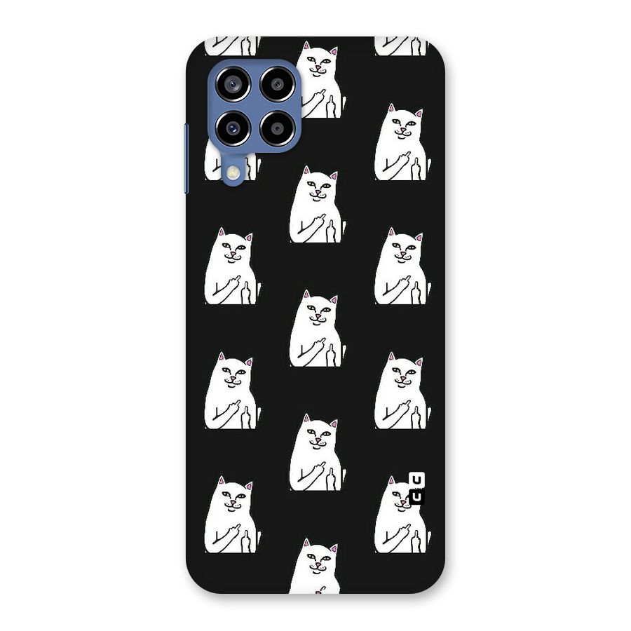 Chill Cat Pattern Back Case for Galaxy M53 5G