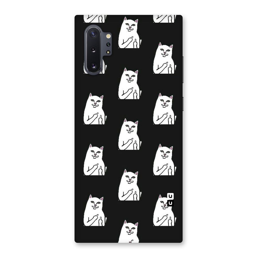 Chill Cat Pattern Back Case for Galaxy Note 10 Plus