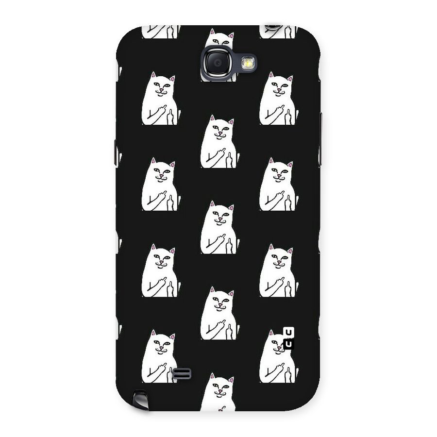 Chill Cat Pattern Back Case for Galaxy Note 2