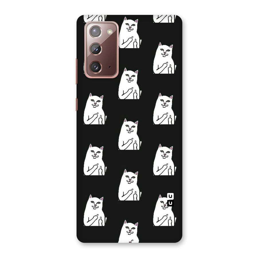 Chill Cat Pattern Back Case for Galaxy Note 20