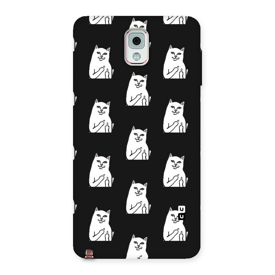 Chill Cat Pattern Back Case for Galaxy Note 3