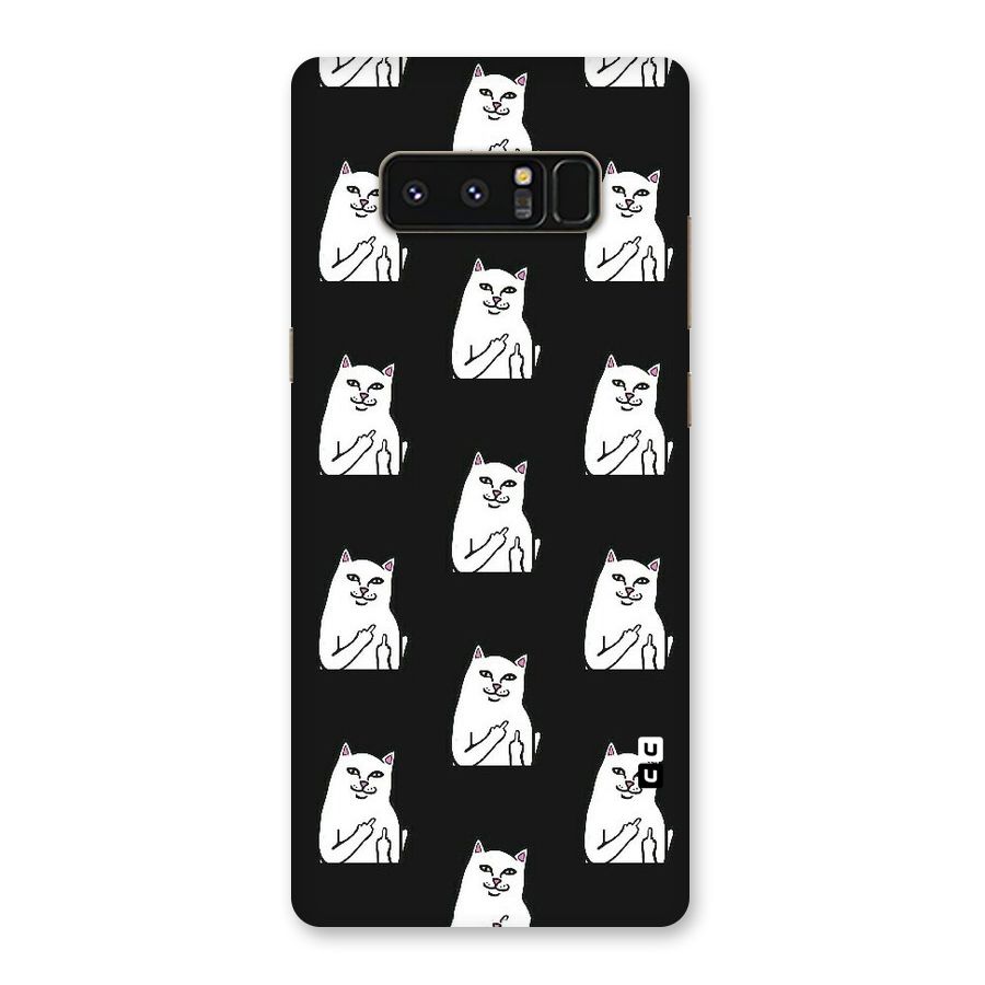 Chill Cat Pattern Back Case for Galaxy Note 8
