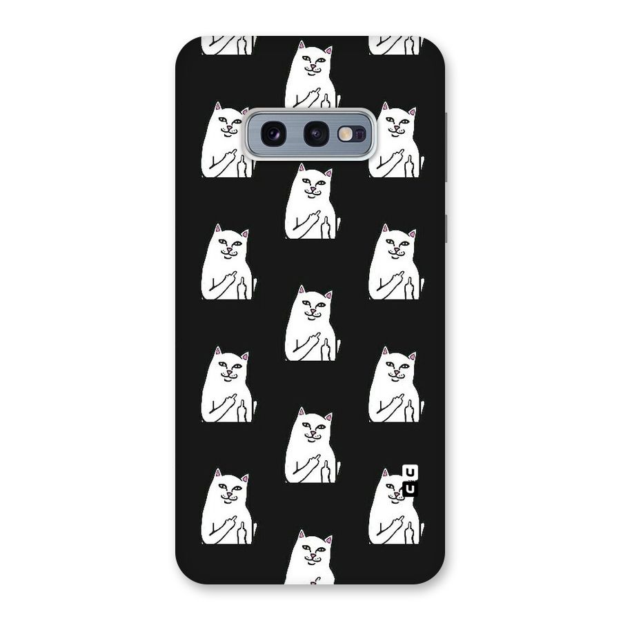 Chill Cat Pattern Back Case for Galaxy S10e