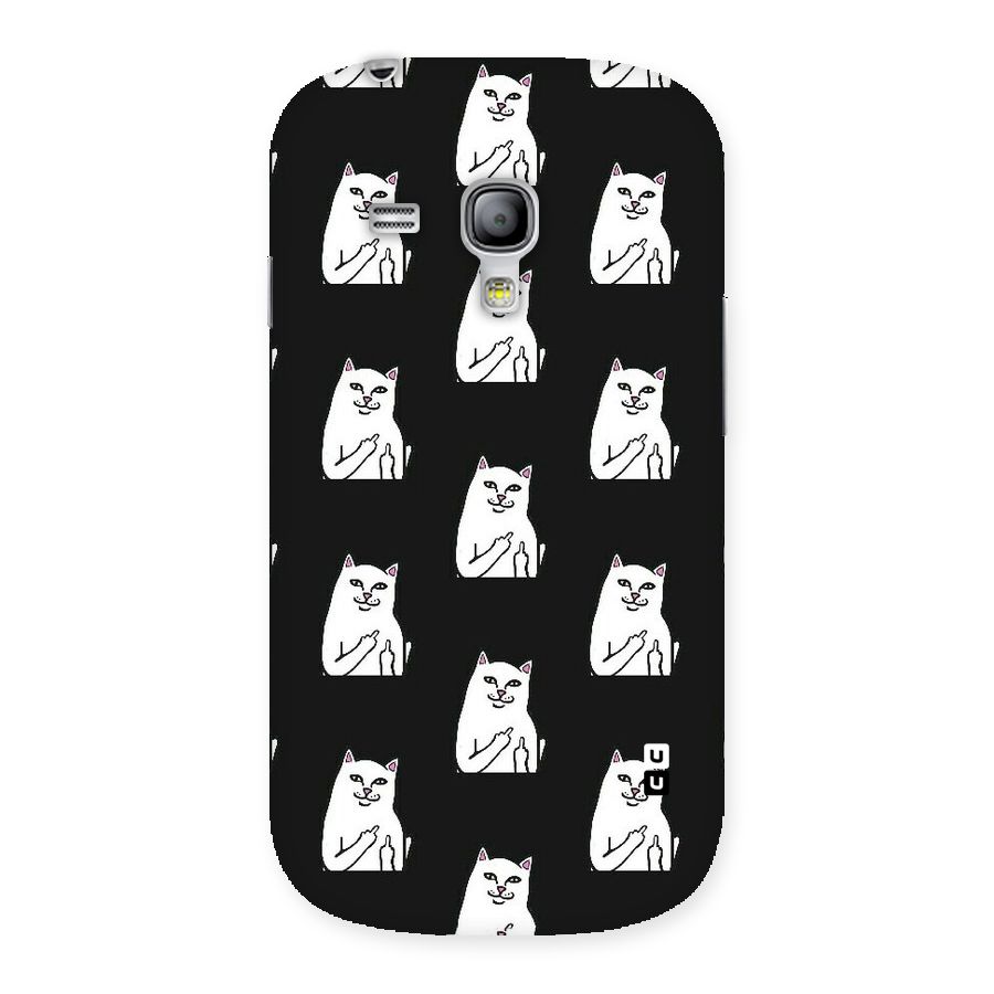 Chill Cat Pattern Back Case for Galaxy S3 Mini