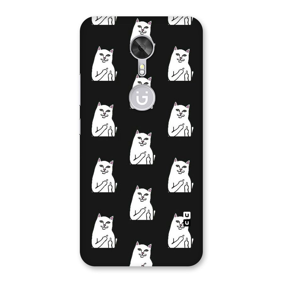 Chill Cat Pattern Back Case for Gionee A1
