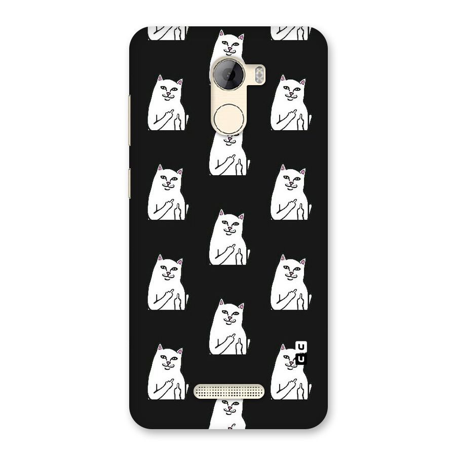 Chill Cat Pattern Back Case for Gionee A1 LIte