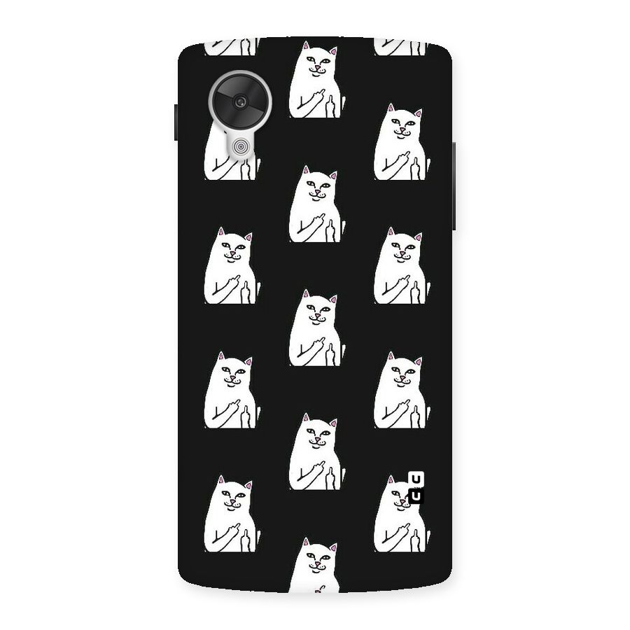 Chill Cat Pattern Back Case for Google Nexsus 5