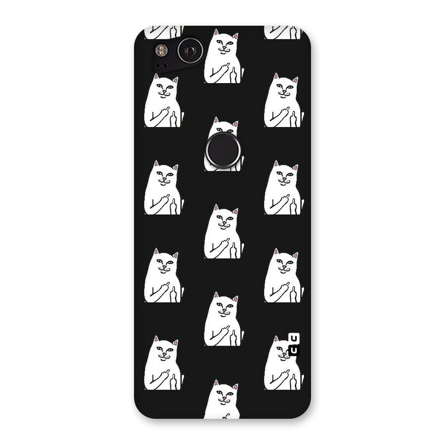 Chill Cat Pattern Back Case for Google Pixel 2