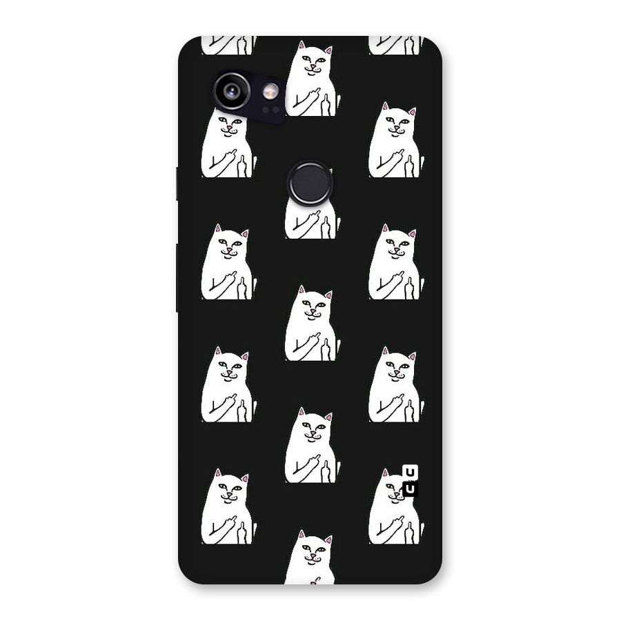 Chill Cat Pattern Back Case for Google Pixel 2 XL