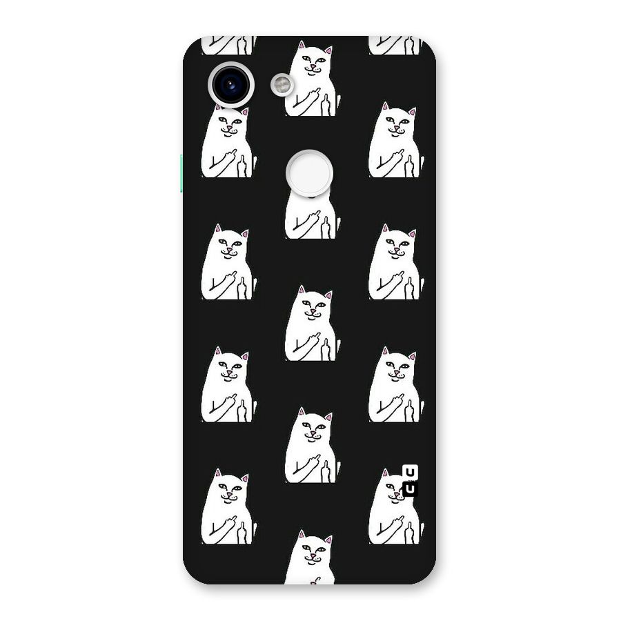 Chill Cat Pattern Back Case for Google Pixel 3