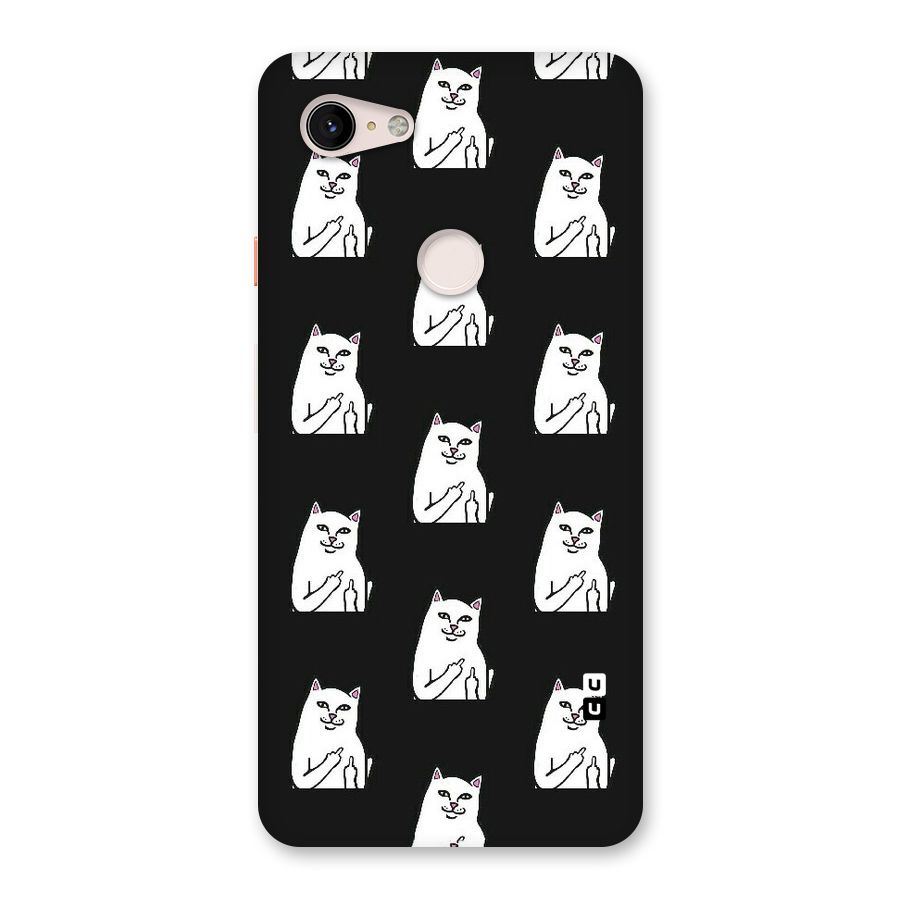 Chill Cat Pattern Back Case for Google Pixel 3 XL