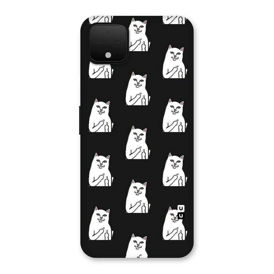 Chill Cat Pattern Back Case for Google Pixel 4 XL
