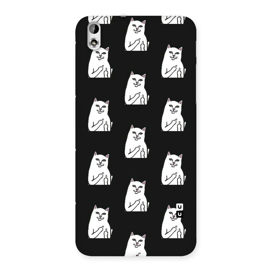 Chill Cat Pattern Back Case for HTC Desire 816g