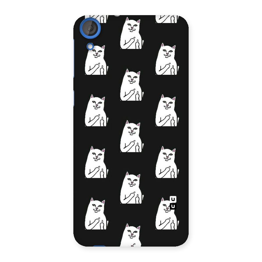 Chill Cat Pattern Back Case for HTC Desire 820