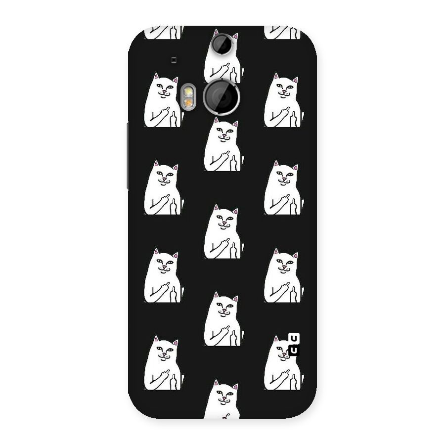 Chill Cat Pattern Back Case for HTC One M8