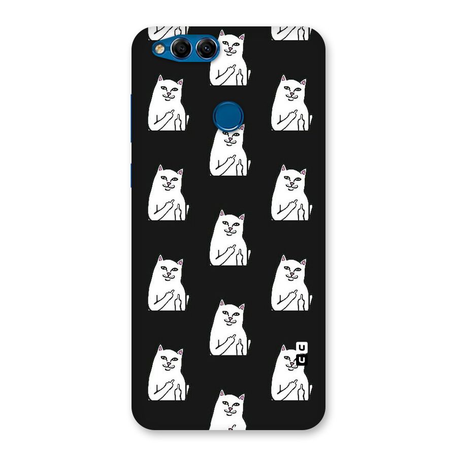 Chill Cat Pattern Back Case for Honor 7X