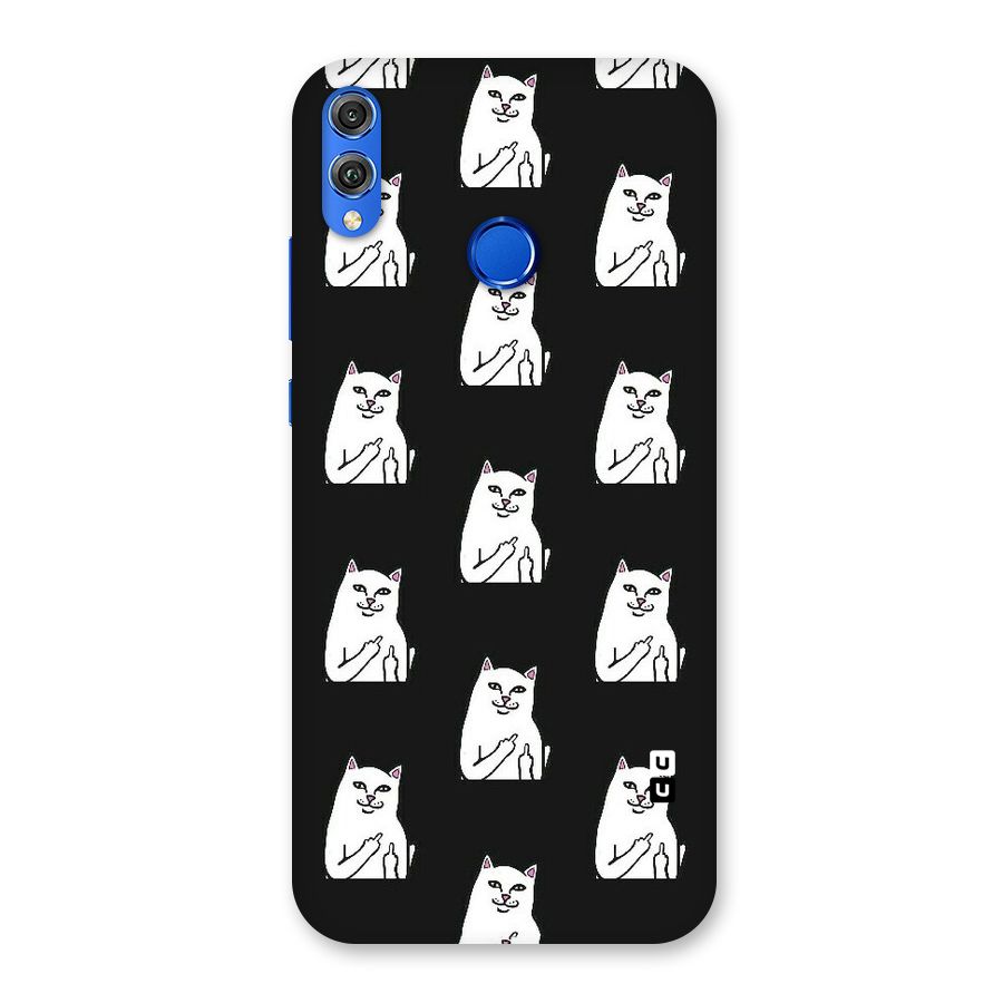 Chill Cat Pattern Back Case for Honor 8X