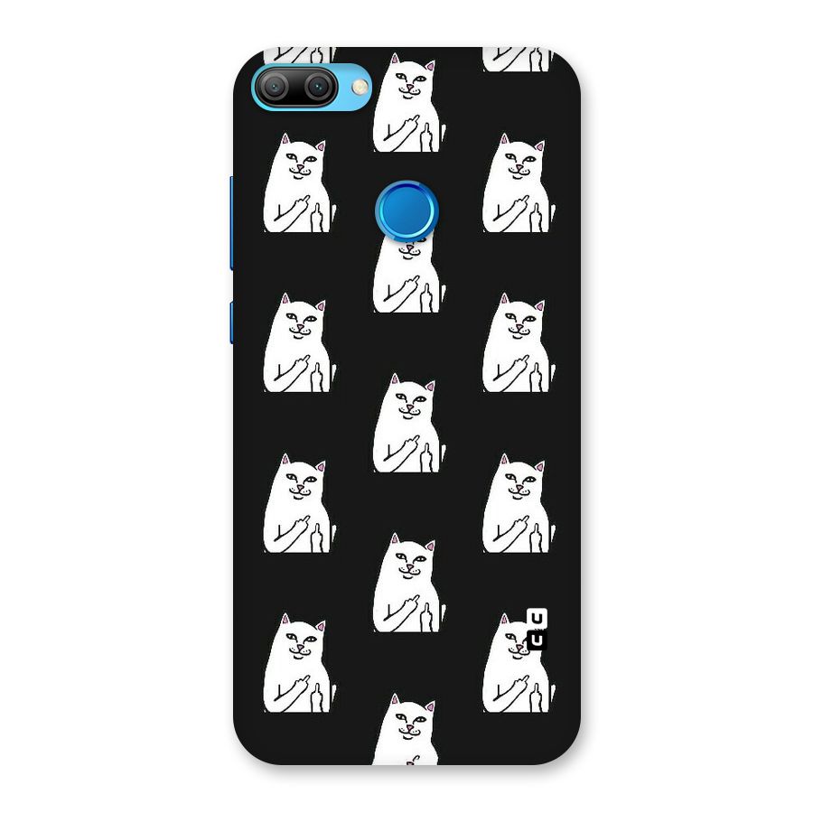 Chill Cat Pattern Back Case for Honor 9N