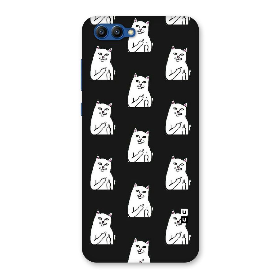 Chill Cat Pattern Back Case for Honor View 10
