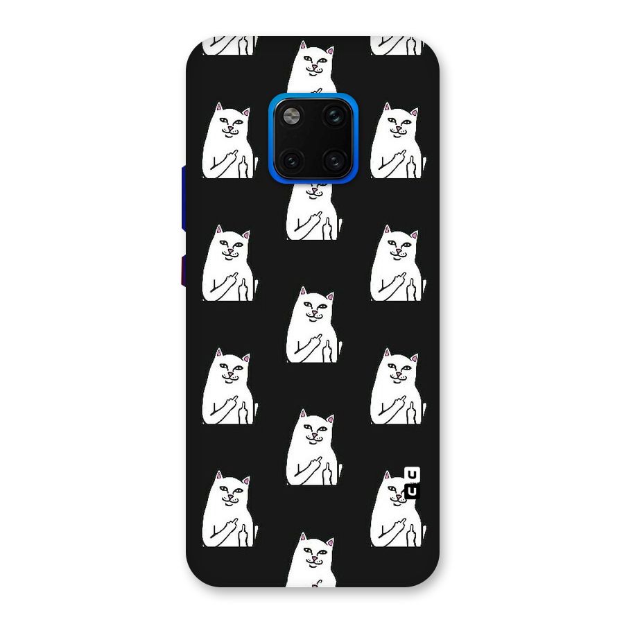 Chill Cat Pattern Back Case for Huawei Mate 20 Pro