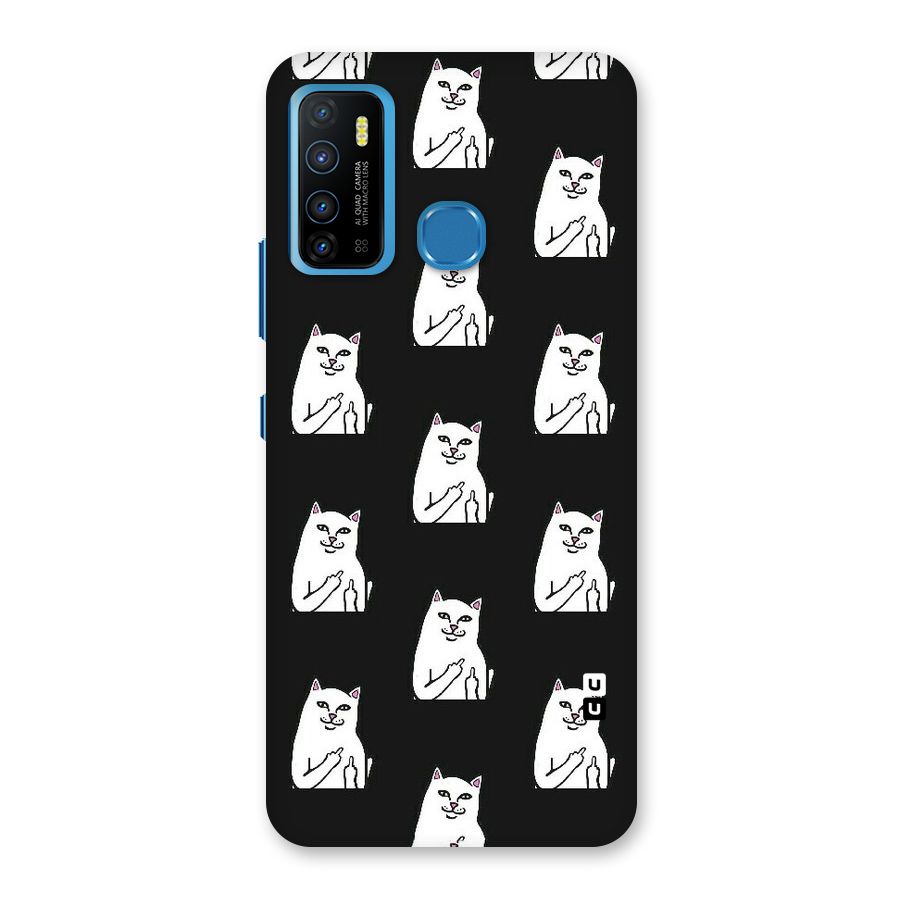 Chill Cat Pattern Back Case for Infinix Hot 9