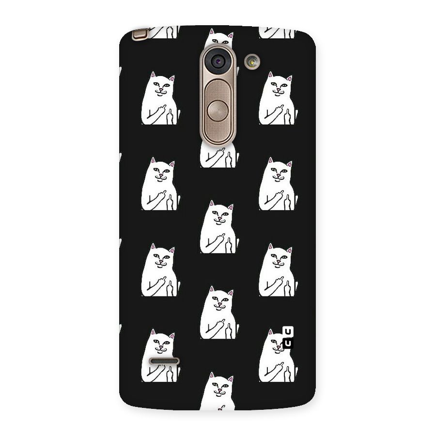 Chill Cat Pattern Back Case for LG G3 Stylus