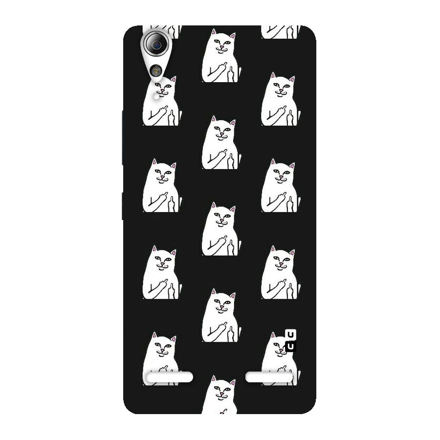 Chill Cat Pattern Back Case for Lenovo A6000 Plus