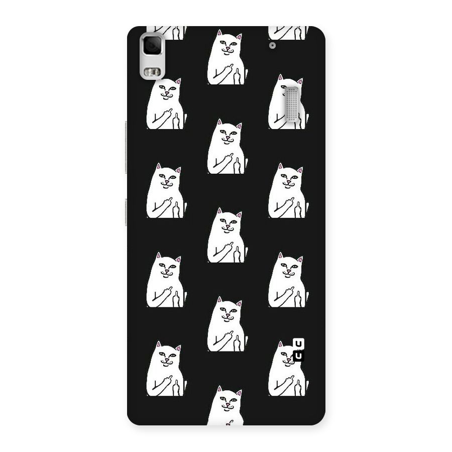 Chill Cat Pattern Back Case for Lenovo K3 Note