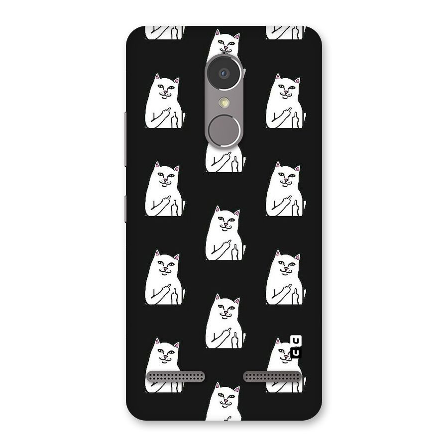 Chill Cat Pattern Back Case for Lenovo K6