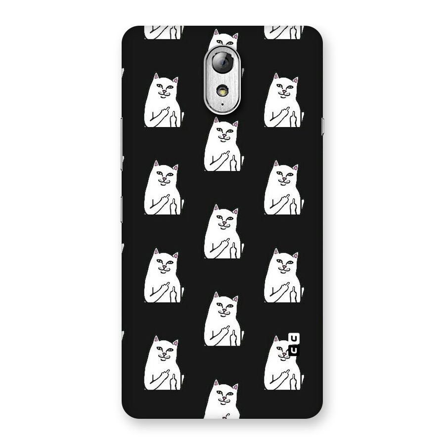 Chill Cat Pattern Back Case for Lenovo Vibe P1M