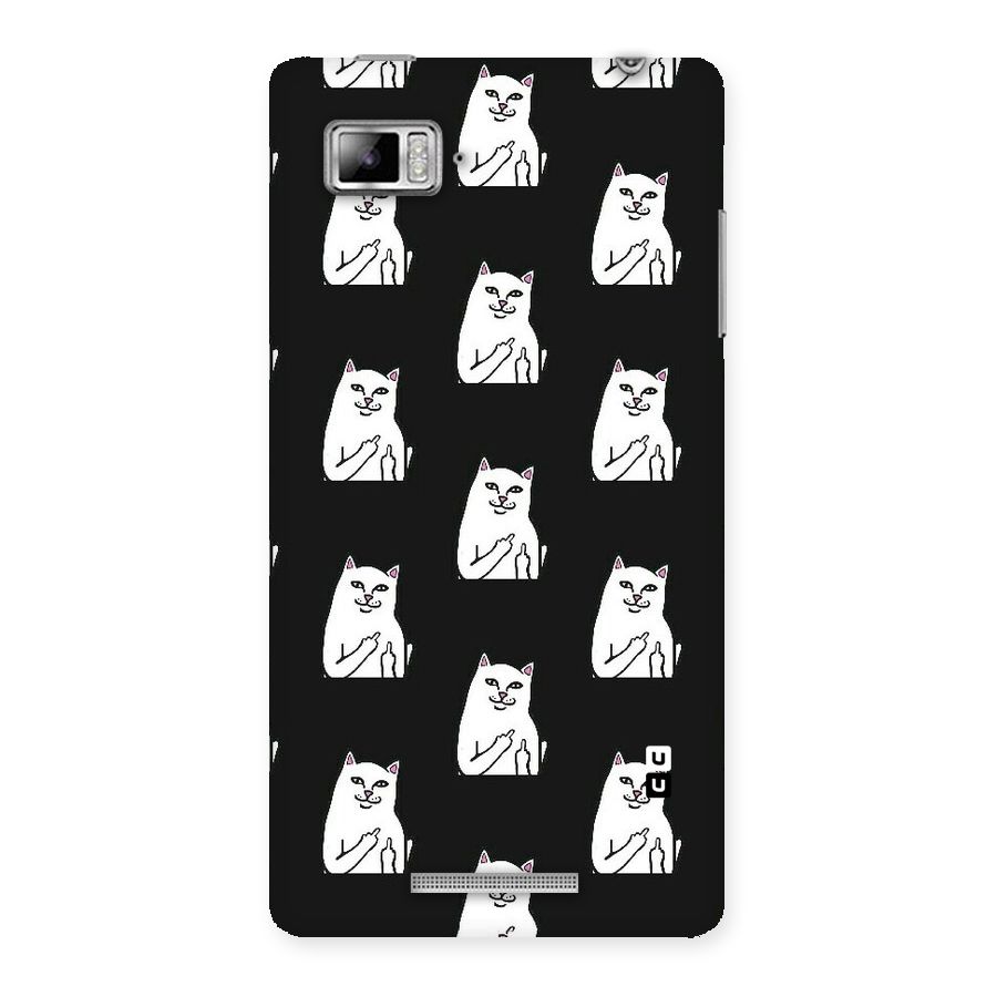 Chill Cat Pattern Back Case for Lenovo Vibe Z K910