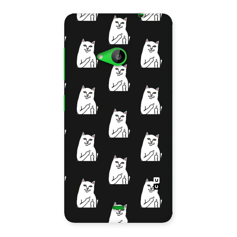 Chill Cat Pattern Back Case for Lumia 535