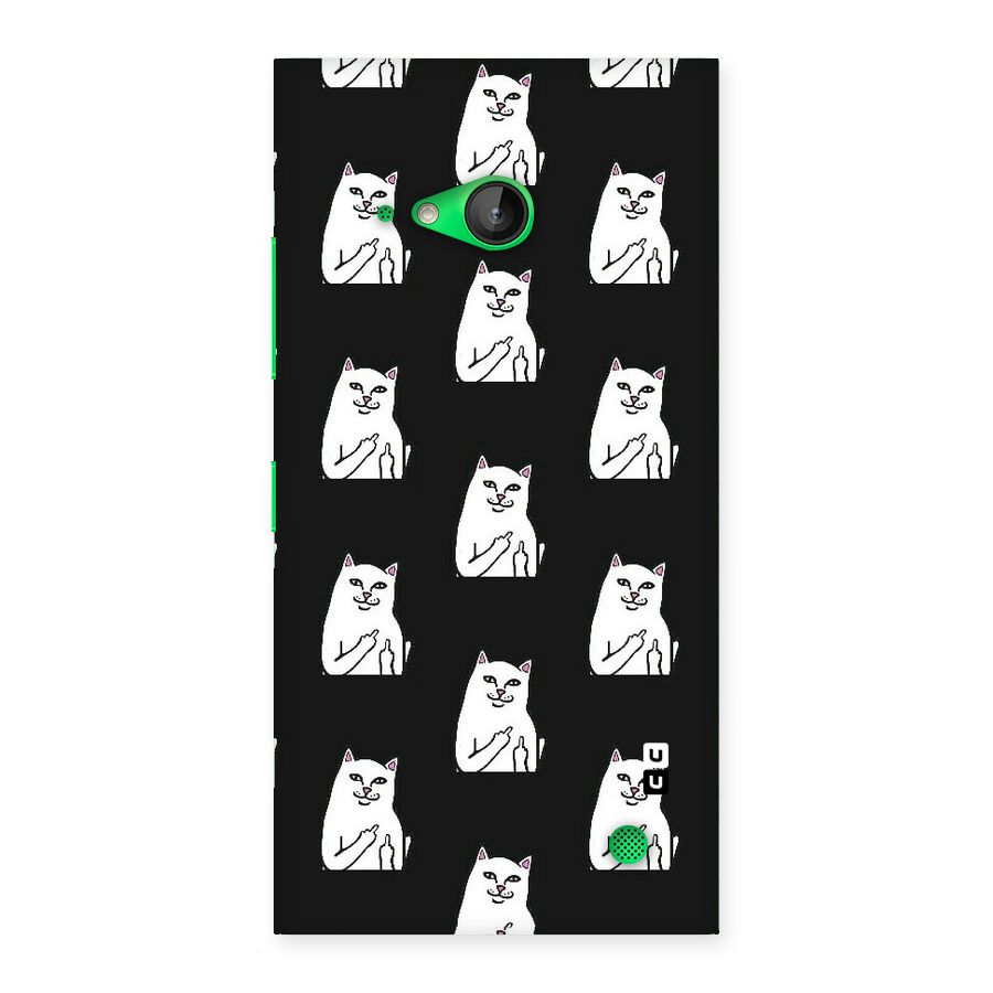 Chill Cat Pattern Back Case for Lumia 730