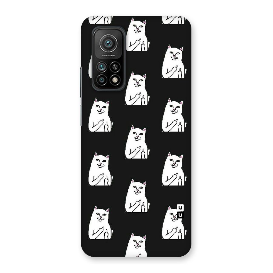 Chill Cat Pattern Back Case for Mi 10T 5G